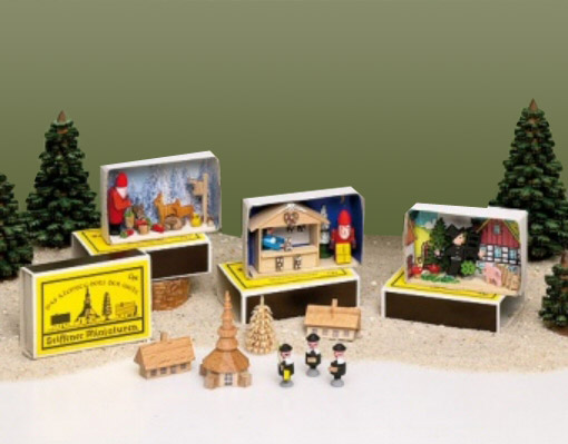 Miniaturen in der Zündholzschachtel